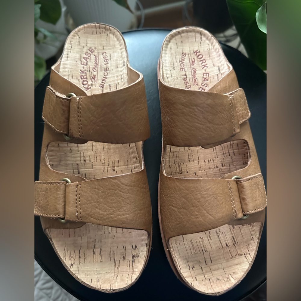 Kork-Ease Tan Cork Sandals